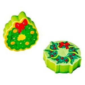 JOlE Winter Christmas Wreath 2-Pack Sponge Set